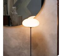 GUBI Stemlite piantana, nero-cromo, 150 cm GUBI