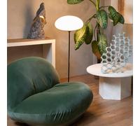 GUBI Stemlite piantana, nero-rosso, 110 cm GUBI