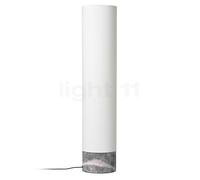 Gubi Unbound Lampada da terra LED, bianco/grigio