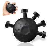 GUBOOM Rafforzatore Della Presa Delle Dita, Finger Exerciser Ball, Allenamento Avambraccio, Allenatore Della Forza Di Presa, Portable Grip Exerciser, Hand Grip per Musicisti, Atleti, Pugili (Nero)
