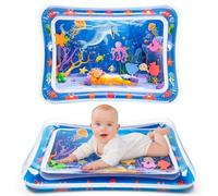 GUBOOM Tappetino da gioco d'acqua per bambini, senza BPA, 3-6-9 mesi, in PVC, per lo sviluppo sensoriale