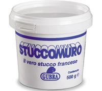 Gubra Stucco Muro Pronto all’Uso Bianco 500 g per Crepe Fessure e Fori Muri e So