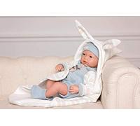 GUCA - Bib Bavaglino per bambola, colore blu (906SM)