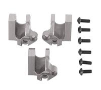 Gucagle Barra di trazione a codice fisso in lega di alluminio Parte di aggiornamento durevole di alta qualità per Axial SCX10 III AX103007 1/10 RC Modello di auto 3 pezzi Set con viti (Di Colore)