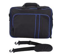 Gucagle Borsa da viaggio per Custodia protettiva rigida per console di grande capacità per accessori da gioco Conservazione e trasporto Materiale durevole in PVC600D 44x28x9 cm (Blu Nero)