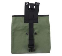Gucagle Borsa per il foraggiamento all'aperto Resistente e leggero in tessuto Oxford per la raccolta della frutta Custodia appesa per la caccia ai funghi Attrezzi da giardinaggio 21,5x21 (OD Verde)