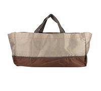 Gucagle Borsa per legna da ardere Borsa per trasporto di grande capacità, resistente, impermeabile, per legna da ardere, per riporre tronchi, campeggio, all'aperto, grigio marrone, 30 x