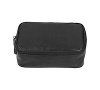 Gucagle Borsa portacertificati Borsa portadocumenti impermeabile ignifuga con serratura per passaporto Protezione oggetti di valore e denaro Silicone liquido Tessuto in fibra di vetro 23 (Nera)