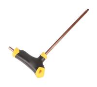 Gucagle Chiave a brugola con testa sferica Forma T professionale Manico lungo Utensile manuale di riparazione durevole per l'industria automobilistica Lavorazione del legno Tecnologia CNC (5mm)