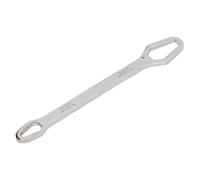 Gucagle Chiave autoserrante a doppia estremità Chiave autoserrante multifunzionale regolabile da 8 a 22 mm per riparazioni auto Ingegneria meccanica Riparazione macchine Acciaio al cromo (Argento)