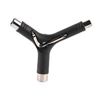 Gucagle Chiave multiuso a cinque funzioni tipo Y in acciaio legato Strumento professionale per skateboard Leggero portatile Resistente per la manutenzione dello skateboard Nero Azzurro (Nera)