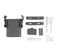 Gucagle Connettore per cavo per carrello elevatore maschio Spina di ricarica per veicoli elettrici 160A DC150V Terminali in rame rosso placcati argento ad alta corrente per carrelli