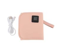 Gucagle Copri scaldabiberon Borsa riscaldante termostatica portatile USB Isolamento efficace per guida all'aperto in interni Viaggi Pile Oxford Materiale in cotone lavorato a maglia