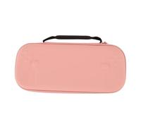 Gucagle Custodia per lettore remoto per giochi Resistente all'acqua Antigraffio Doppio scomparto con cerniera Borsa in rete Custodia rigida da viaggio per accessori del portale Console (Rosea)