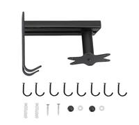 Gucagle Ganci girevoli Gancio per pentole in alluminio resistente al carico Gancio girevole per utensili da Ganci per appendere a parete per l'organizzazione della (Nera)