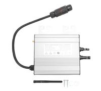 Gucagle Invertitore di Rete Solare MPPT fotovoltaico Intelligente Invertitore connesso alla Rete fotovoltaica in Lega di Alluminio 600W 650Wp IP65 Monitoraggio WiFi remoto Impermeabile