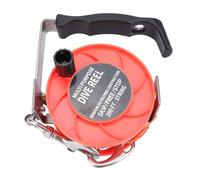 Gucagle Mulinello per immersione con maniglia 290FT Mulinello per immersione con linea arancione ad alta visibilità per immersioni subacquee in grotta BCD su relitti Affidabile (Arancia)