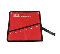 Gucagle Multi tasca arrotolabile strumenti borsa portaoggetti organizer porta attrezzi in tela resistente per chiave inglese pinza cacciavite cricchetti (6 bocconi)
