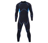Gucagle Muta da snorkeling per tutto il corpo, calda, in neoprene, da 3 mm, a maniche lunghe, per il surf, il nuoto, per adulti, unisex, chiusura posteriore con zip, tessuto in nylon come (l)