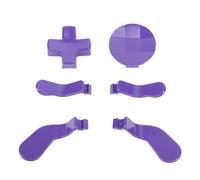 Gucagle Paddle per controller wireless D Pad Set di parti di ricambio premium in acciaio inossidabile per controller Series 2 ed 2 Core Kit di riparazione da 6 pezzi (Viola scuro)