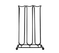 Gucagle Rack di stoccaggio per capsule di caffè Il supporto verticale in ferro cromato nero può contenere 42 capsule per il ristorante di casa e ufficio 16x9x26 5 cm