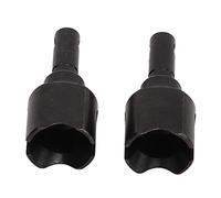 Gucagle RC Diff Outdrives Coppe differenziali in acciaio RC di trasmissione di efficiente e durevole per auto RC 1/7 1/8 Series 2 pezzi 32x12 5mm (Nera)