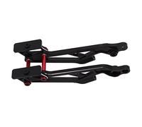 Gucagle RC Rear Wing Mount Set Aluminum Alloy Durable Upgrade Accessory for Kraton Typhon 1/8 Model Remote Control Car (Nero Rosso)