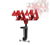 Gucagle Supporto per aerografo a sgancio rapido Robusto supporto regolabile per penna a spruzzo con rotazione di 360 gradi per artisti Hobbisti Lega di alluminio ABS 200x150x90mm