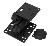 Gucagle Supporto per Tablet con Doppia Presa Regolabile in Alluminio Marino per impieghi gravosi da 1,5 Pollici con Doppia Sfera Supporto per Tablet per ecoscandaglio per Barche Veicoli
