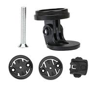 Gucagle Tabella dei codici Supporto per staffa esteso Lega di alluminio Supporto ad angolo regolabile compatibile con Bryton Wahoo per accessori da ciclismo all'aperto Nero 53g