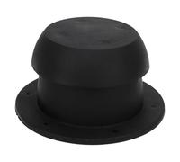 Gucagle Tappo di sfiato per impianto idraulico per ABS Durevole Resistente al calore Resistente agli urti Copertura per sfiato per tetto fognario per Yacht Nero Misura universale