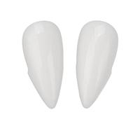 Gucagle Zanne Vampiro Denti Finti Protesi in Resina Premium Prop Cosplay per Feste di Halloween Spettacoli Hip Hop Giochi di Ruolo 1001 2 Pezzi (17 mm)
