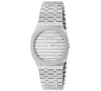 Gucci 25H YA163501 Women's Watch - Silver Dial, Stainless Steel Bracelet
