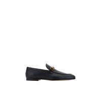 Gucci Black Calf Leather Bos Taurus Slip-On Loafers - EU39.5/US6.5