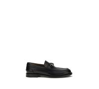 Gucci Black Calf Leather Bos Taurus Slip-On Loafers - EU40.5/US7.5