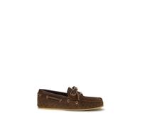 Gucci Brown Calf Leather Bos Taurus Slip-On Loafers - EU36/US6