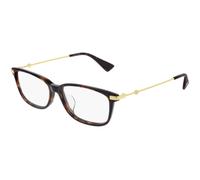 Gucci Donna GG0759OA 002 Montature da vista Plastica Havana Squadrata