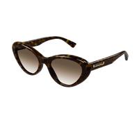Gucci Donna GG1170S 002 Occhiali da sole Acetato Havana Marrone Cat Eye Normale Sfumato
