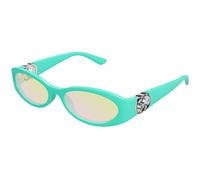 Gucci Donna GG1660S 007 Occhiali da sole Iniettato Rotonda