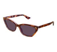 Gucci Donna GG1815S 004 Occhiali da sole Acetato Havana Viola Cat Eye