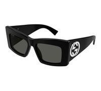 Gucci Donna GG1842S 001 Occhiali da sole Acetato Nero Grigio Farfalla