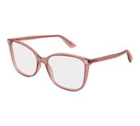 Gucci Donna Gucci GG0026O 025 Montature da vista Acetato Rosa Trasparente Cat Eye