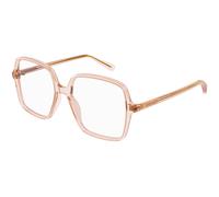 Gucci Donna Gucci GG1003O 006 Montature da vista Rosa Trasparente Squadrata