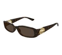 Gucci Donna Gucci GG1661S 002 Occhiali da sole Iniettato Havana Marrone Squadrata