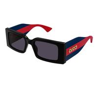 Gucci Donna Gucci GG1860S 004 Occhiali da sole Acetato Nero Viola Squadrata