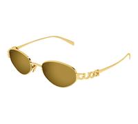 Gucci Donna Gucci GG1935S 003 Occhiali da sole Metallo Oro Bronzo Geometrica