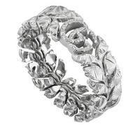 Gucci Flora 18ct White Gold Diamond Ring - Size 6