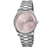 Gucci G-Timeless 29mm YA1265061 Women's Watch - Pink Dial, Stainless Steel Bracelet