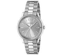 Gucci G-Timeless 38mm YA1264232 Men's Watch - Silver Dial, Stainless Steel Bracelet
