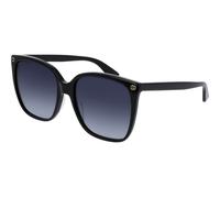Gucci GG0022S 001, Nero, Acetate, Donne occhiali da sole 57